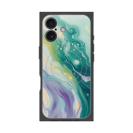 Premium Square Case with MagSafe［ Color Rain - Original - Dusky Forest ］