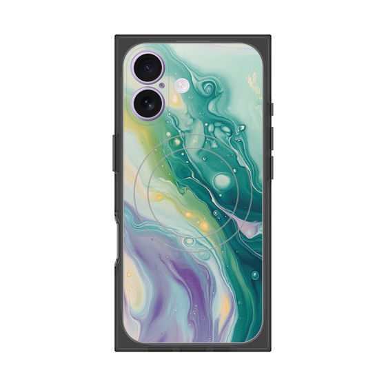 Premium Square Case with MagSafe［ Color Rain - Original - Dusky Forest ］