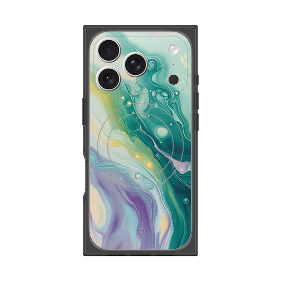 Premium Square Case with MagSafe［ Color Rain - Original - Dusky Forest ］