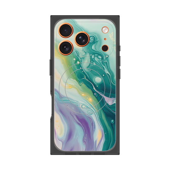 Premium Square Case with MagSafe［ Color Rain - Original - Dusky Forest ］