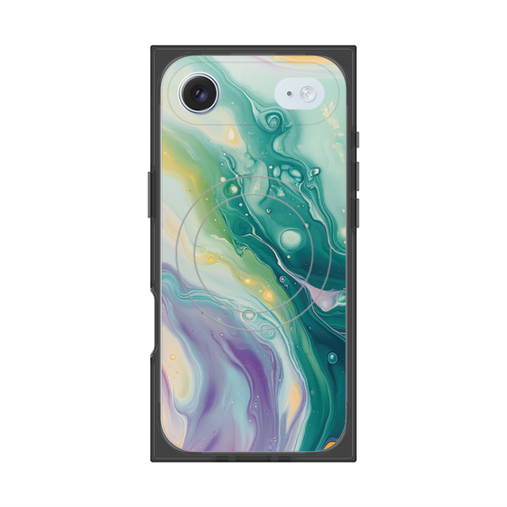 Premium Square Case with MagSafe［ Color Rain - Original - Dusky Forest ］