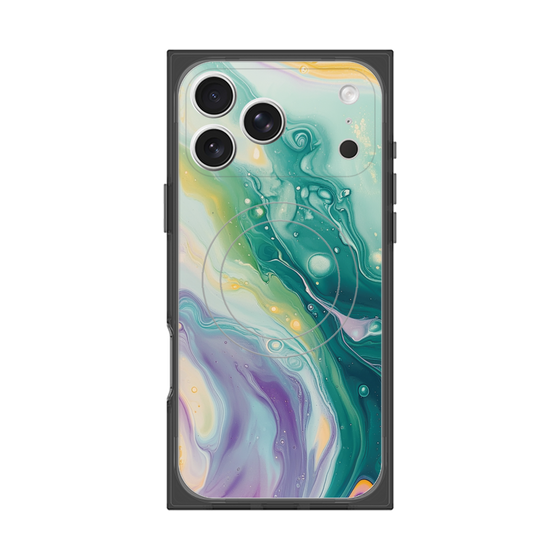 Premium Square Case with MagSafe［ Color Rain - Original - Dusky Forest ］