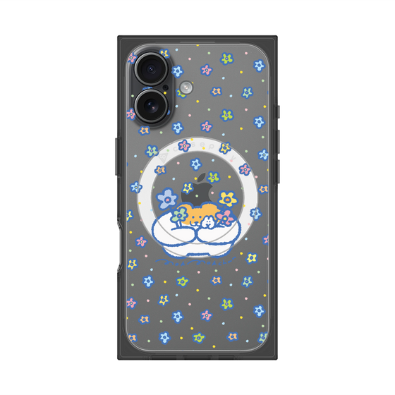 Premium Square Case with MagSafe［ Mokmokchan - Flowers ］