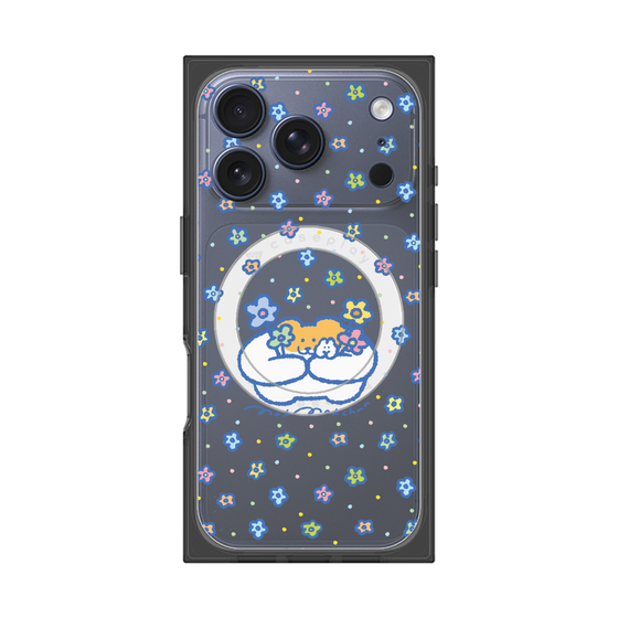 Premium Square Case with MagSafe［ Mokmokchan - Flowers ］