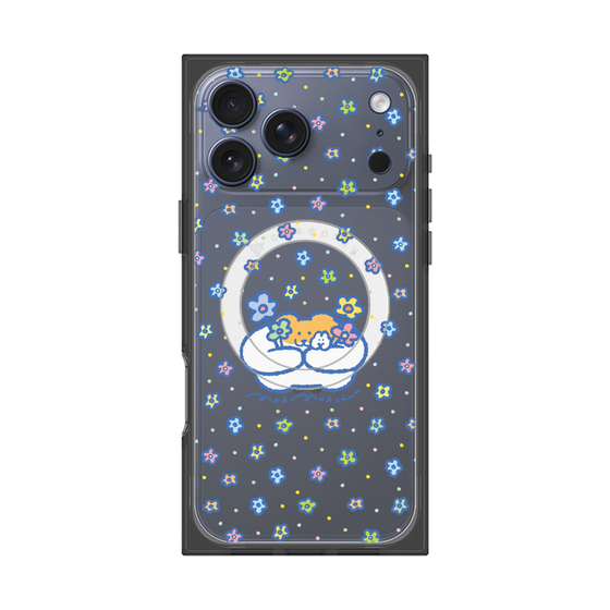 Premium Square Case with MagSafe［ Mokmokchan - Flowers ］