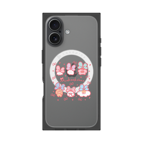 Premium Square Case with MagSafe［ Mokmokchan - Ribbons ］