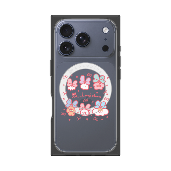 Premium Square Case with MagSafe［ Mokmokchan - Ribbons ］