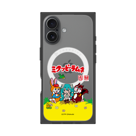 Premium Square Case with MagSafe［ Hatsune Miku × Kuppy Ramune - Package - Clear ］