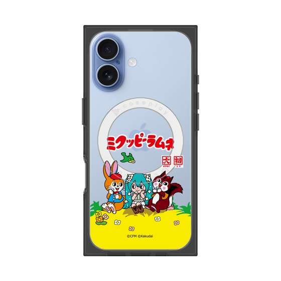 Premium Square Case with MagSafe［ Hatsune Miku × Kuppy Ramune - Package - Clear ］