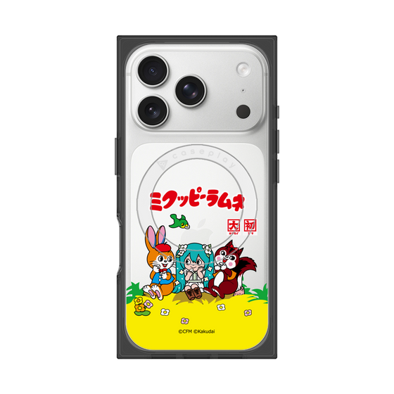 Premium Square Case with MagSafe［ Hatsune Miku × Kuppy Ramune - Package - Clear ］