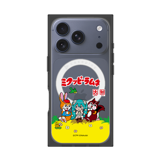 Premium Square Case with MagSafe［ Hatsune Miku × Kuppy Ramune - Package - Clear ］