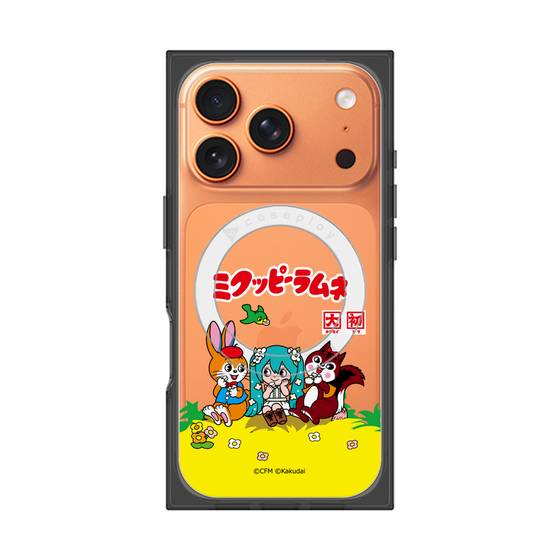 Premium Square Case with MagSafe［ Hatsune Miku × Kuppy Ramune - Package - Clear ］