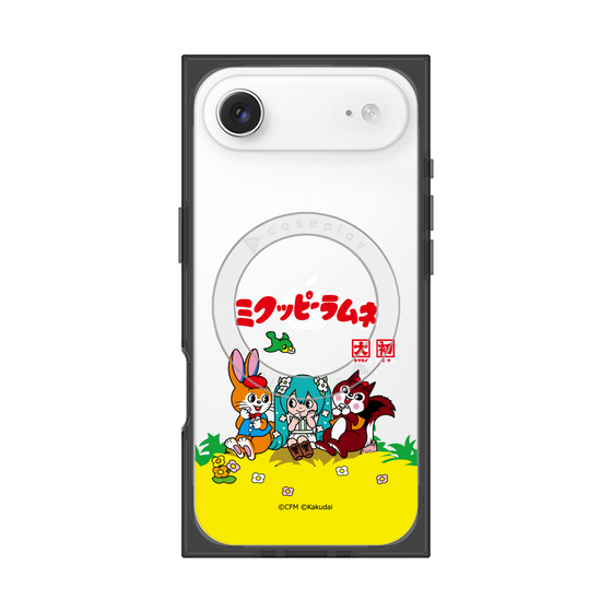 Premium Square Case with MagSafe［ Hatsune Miku × Kuppy Ramune - Package - Clear ］