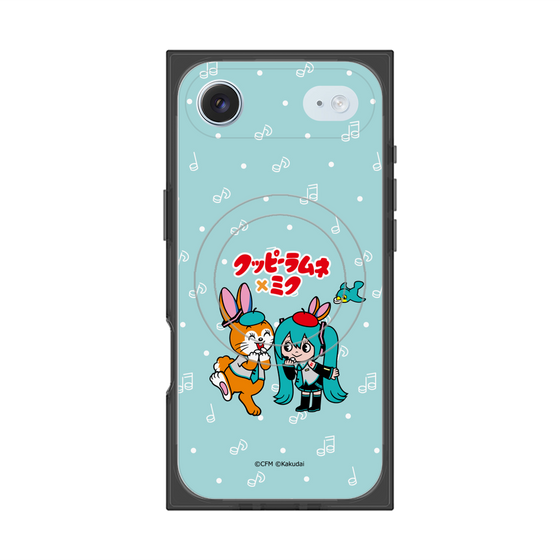 Premium Square Case with MagSafe［ Hatsune Miku × Kuppy Ramune - Hatsune Miku × Kuppy - Chibi Illustration ］