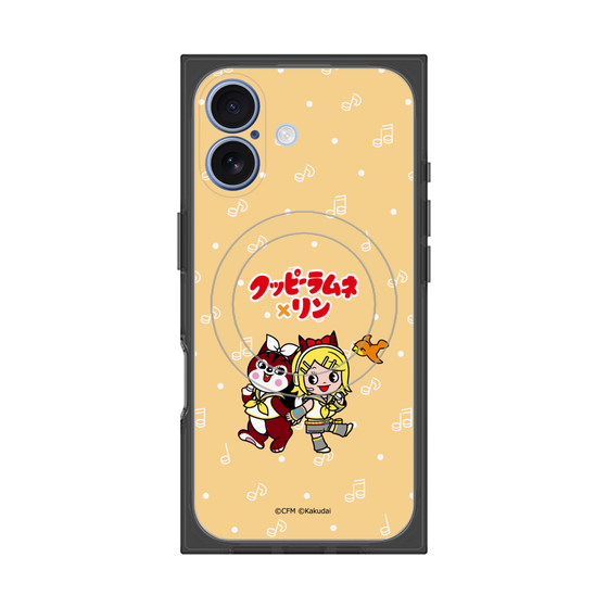 Premium Square Case with MagSafe［ Hatsune Miku × Kuppy Ramune - Kagamine Rin × Ram - Chibi Illustration ］