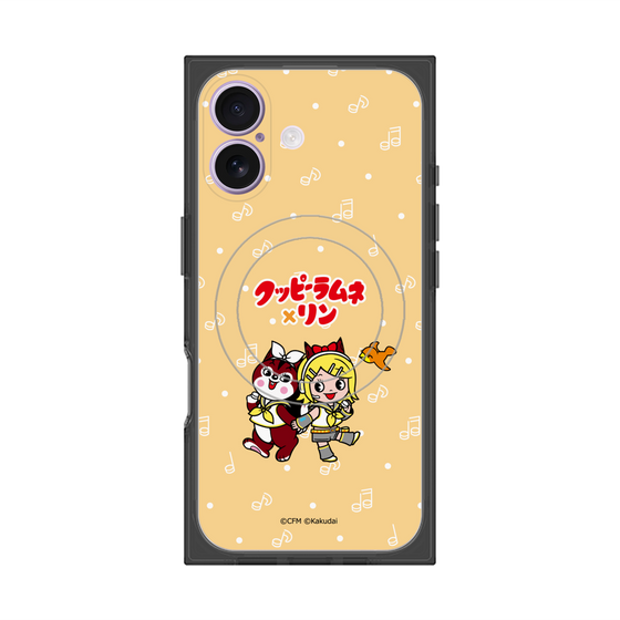 Premium Square Case with MagSafe［ Hatsune Miku × Kuppy Ramune - Kagamine Rin × Ram - Chibi Illustration ］
