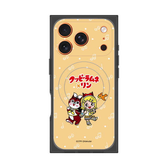 Premium Square Case with MagSafe［ Hatsune Miku × Kuppy Ramune - Kagamine Rin × Ram - Chibi Illustration ］