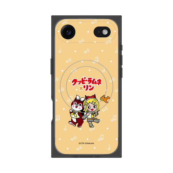 Premium Square Case with MagSafe［ Hatsune Miku × Kuppy Ramune - Kagamine Rin × Ram - Chibi Illustration ］