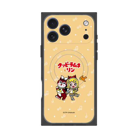 Premium Square Case with MagSafe［ Hatsune Miku × Kuppy Ramune - Kagamine Rin × Ram - Chibi Illustration ］