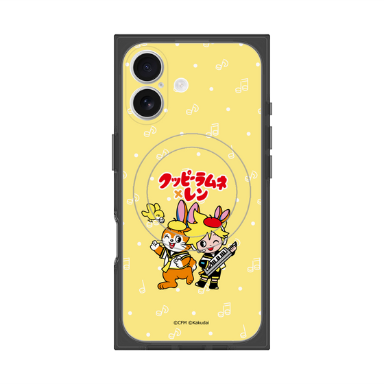 Premium Square Case with MagSafe［ Hatsune Miku × Kuppy Ramune - Kagamine Len × Kuppy - Chibi Illustration ］