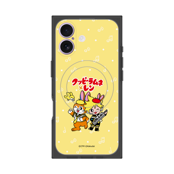 Premium Square Case with MagSafe［ Hatsune Miku × Kuppy Ramune - Kagamine Len × Kuppy - Chibi Illustration ］