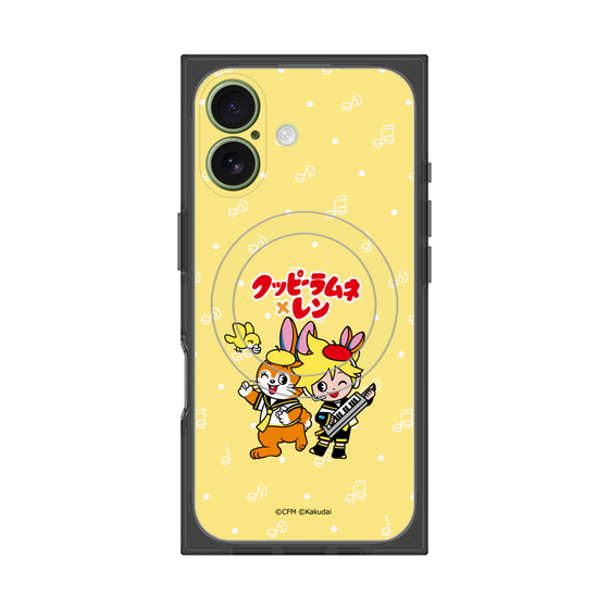 Premium Square Case with MagSafe［ Hatsune Miku × Kuppy Ramune - Kagamine Len × Kuppy - Chibi Illustration ］