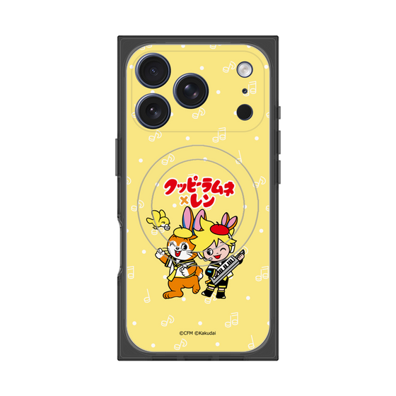 Premium Square Case with MagSafe［ Hatsune Miku × Kuppy Ramune - Kagamine Len × Kuppy - Chibi Illustration ］