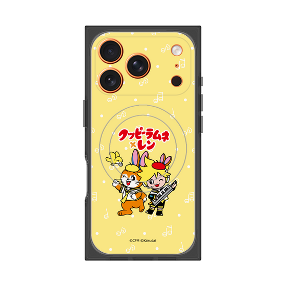 Premium Square Case with MagSafe［ Hatsune Miku × Kuppy Ramune - Kagamine Len × Kuppy - Chibi Illustration ］