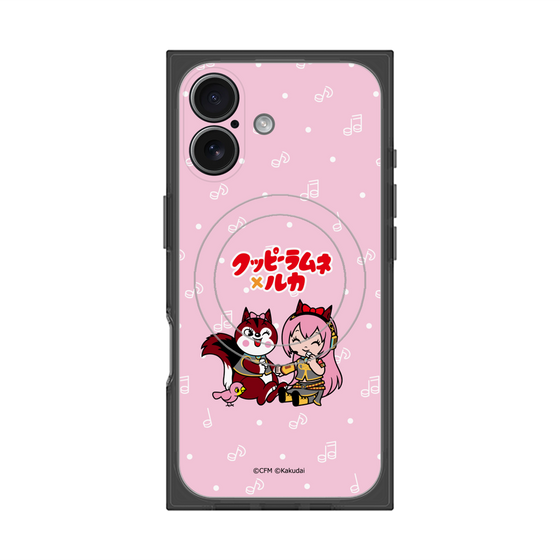 Premium Square Case with MagSafe［ Hatsune Miku × Kuppy Ramune - Megurine Luka × Ram - Chibi Illustration ］