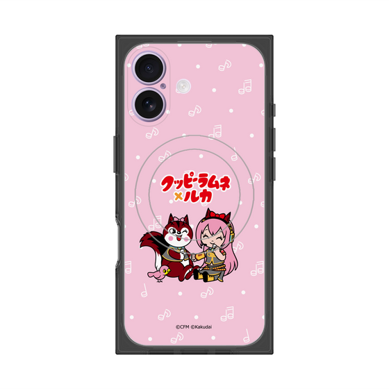 Premium Square Case with MagSafe［ Hatsune Miku × Kuppy Ramune - Megurine Luka × Ram - Chibi Illustration ］