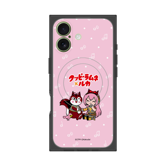 Premium Square Case with MagSafe［ Hatsune Miku × Kuppy Ramune - Megurine Luka × Ram - Chibi Illustration ］