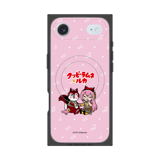Premium Square Case with MagSafe［ Hatsune Miku × Kuppy Ramune - Megurine Luka × Ram - Chibi Illustration ］