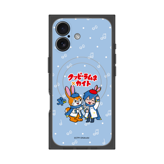 Premium Square Case with MagSafe［ Hatsune Miku × Kuppy Ramune - KAITO × Kuppy - Chibi Illustration ］
