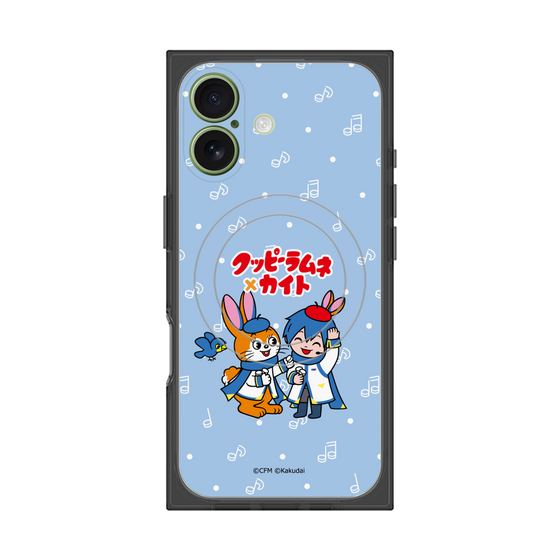 Premium Square Case with MagSafe［ Hatsune Miku × Kuppy Ramune - KAITO × Kuppy - Chibi Illustration ］