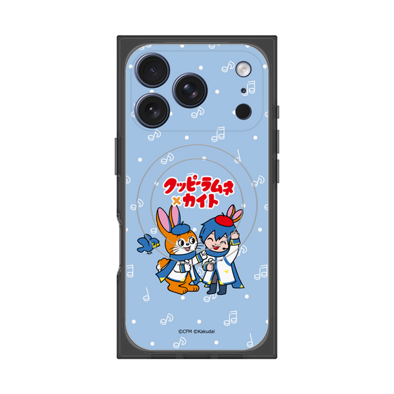 Premium Square Case with MagSafe［ Hatsune Miku × Kuppy Ramune - KAITO × Kuppy - Chibi Illustration ］