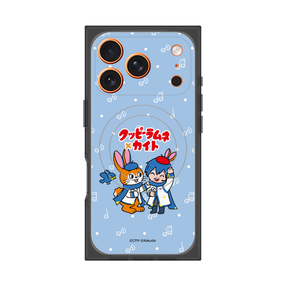 Premium Square Case with MagSafe［ Hatsune Miku × Kuppy Ramune - KAITO × Kuppy - Chibi Illustration ］
