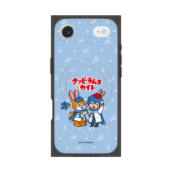 Premium Square Case with MagSafe［ Hatsune Miku × Kuppy Ramune - KAITO × Kuppy - Chibi Illustration ］