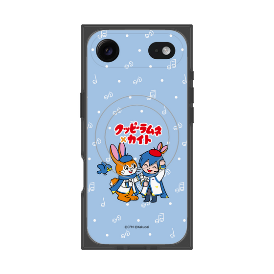 Premium Square Case with MagSafe［ Hatsune Miku × Kuppy Ramune - KAITO × Kuppy - Chibi Illustration ］