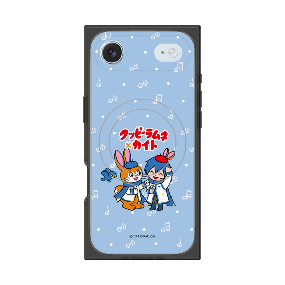 Premium Square Case with MagSafe［ Hatsune Miku × Kuppy Ramune - KAITO × Kuppy - Chibi Illustration ］