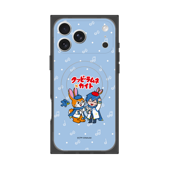 Premium Square Case with MagSafe［ Hatsune Miku × Kuppy Ramune - KAITO × Kuppy - Chibi Illustration ］