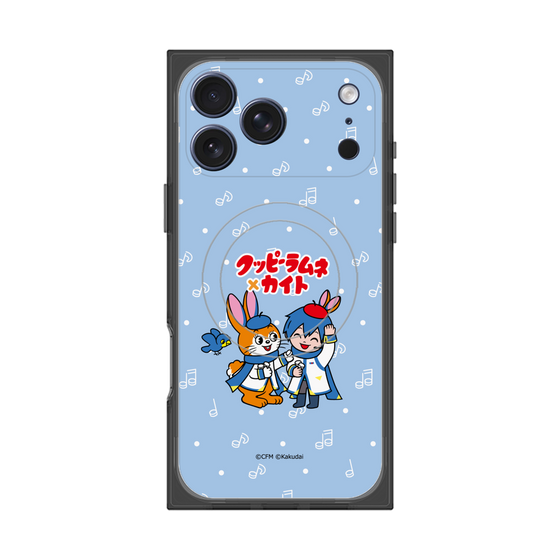 Premium Square Case with MagSafe［ Hatsune Miku × Kuppy Ramune - KAITO × Kuppy - Chibi Illustration ］