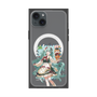 Premium Square Case with MagSafe［ Hatsune Miku × Kuppy Ramune - Hatsune Miku × Kuppy - Full-body Illustration 1 ］
