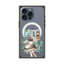Premium Square Case with MagSafe［ Hatsune Miku × Kuppy Ramune - Hatsune Miku × Kuppy - Full-body Illustration 1 ］