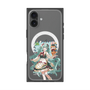 Premium Square Case with MagSafe［ Hatsune Miku × Kuppy Ramune - Hatsune Miku × Kuppy - Full-body Illustration 1 ］