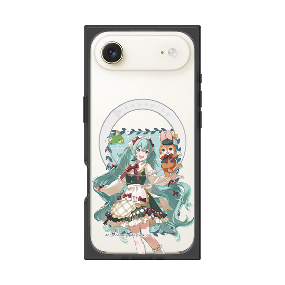 Premium Square Case with MagSafe［ Hatsune Miku × Kuppy Ramune - Hatsune Miku × Kuppy - Full-body Illustration 1 ］