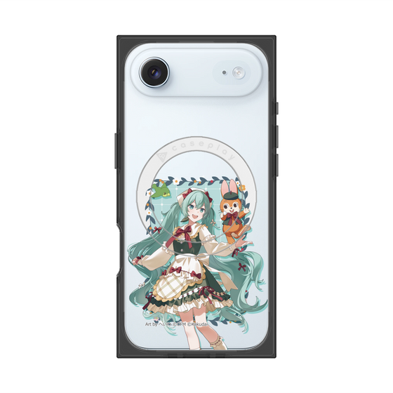 Premium Square Case with MagSafe［ Hatsune Miku × Kuppy Ramune - Hatsune Miku × Kuppy - Full-body Illustration 1 ］