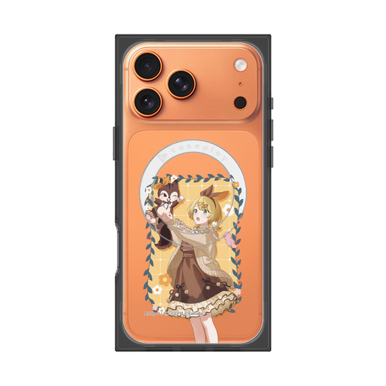 Premium Square Case with MagSafe［ Hatsune Miku × Kuppy Ramune - Kagamine Rin × Ram - Full-body Illustration 1 ］