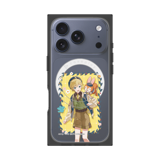 Premium Square Case with MagSafe［ Hatsune Miku × Kuppy Ramune - Kagamine Len × Kuppy - Full-body Illustration 1 ］