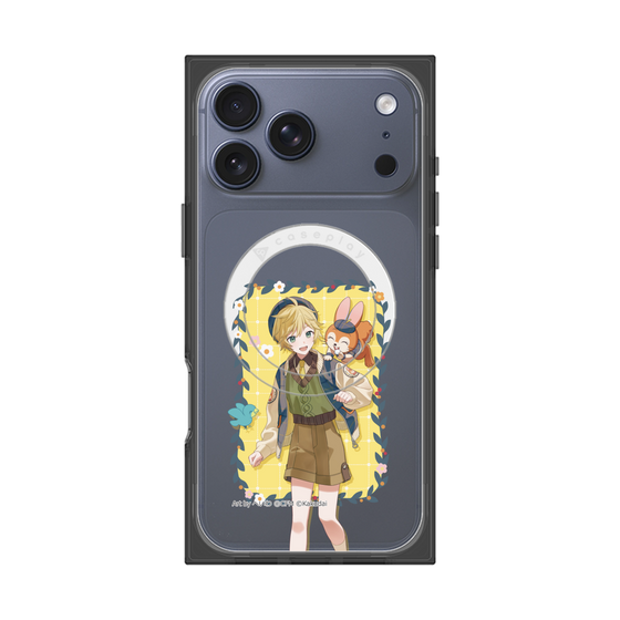 Premium Square Case with MagSafe［ Hatsune Miku × Kuppy Ramune - Kagamine Len × Kuppy - Full-body Illustration 1 ］