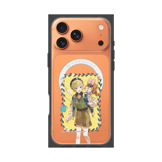 Premium Square Case with MagSafe［ Hatsune Miku × Kuppy Ramune - Kagamine Len × Kuppy - Full-body Illustration 1 ］